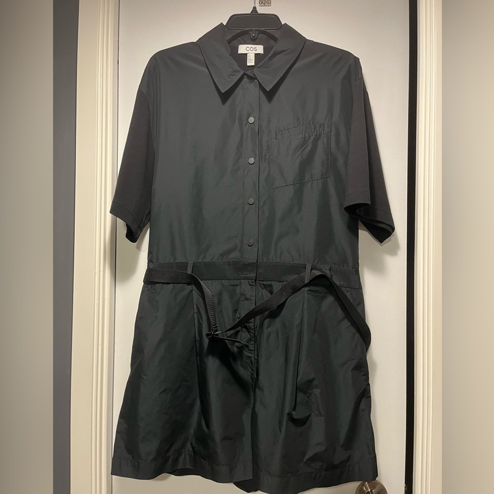 COS Black Shorts Jumpsuit - EUC